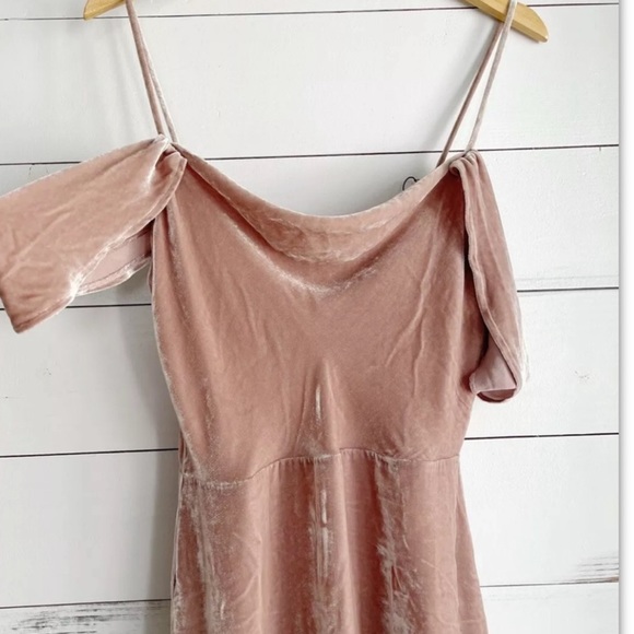 Reformation Lorraine Velvet Silk Mini Dress - Picture 12 of 16